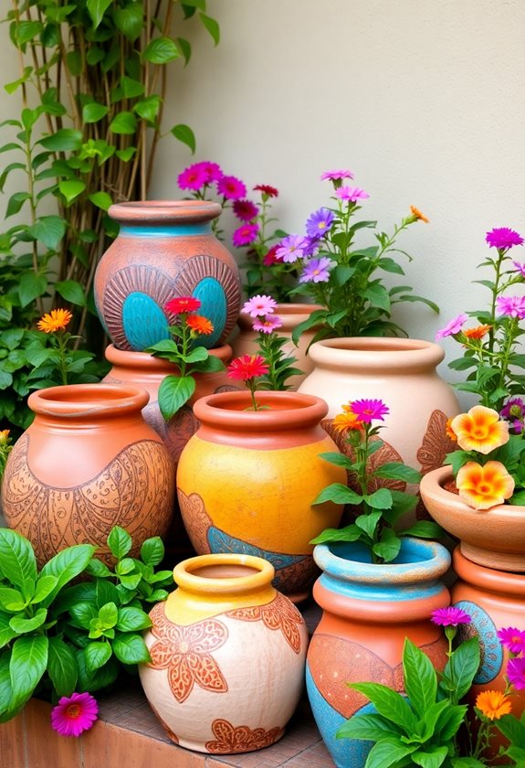 create custom pots creatively