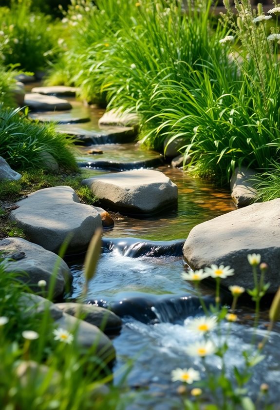 creating a peaceful stream