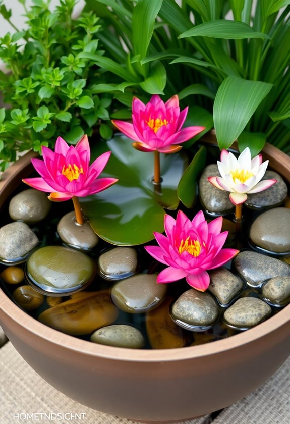 creative container water garden