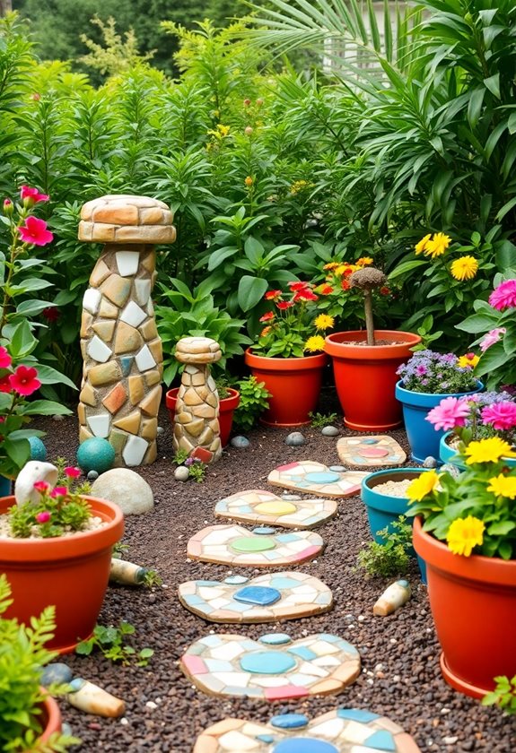 creative garden art ideas
