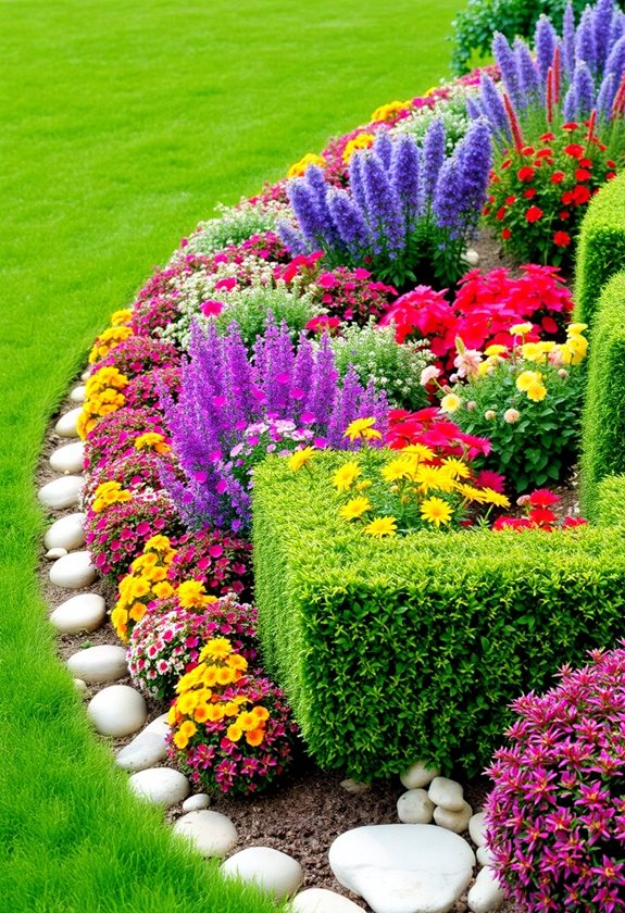 creative garden border ideas
