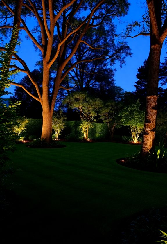 creative garden lighting design