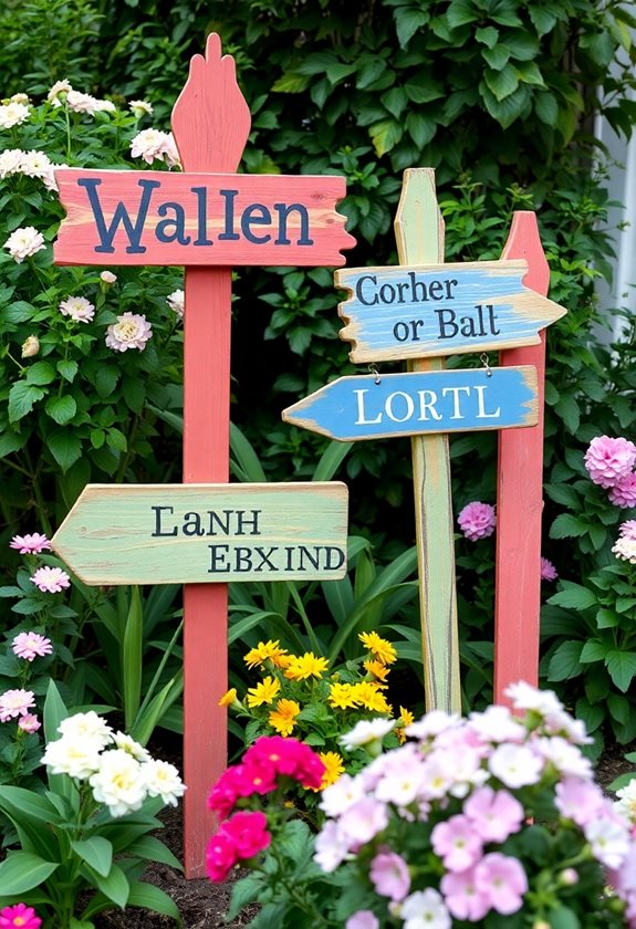 creative garden sign ideas