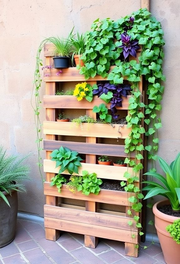 creative pallet garden designs