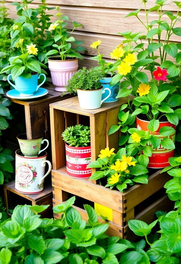 creative upcycling for planters