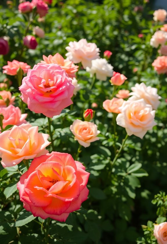 cultivating beautiful rose gardens