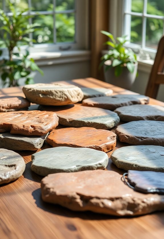 curing and setting stones