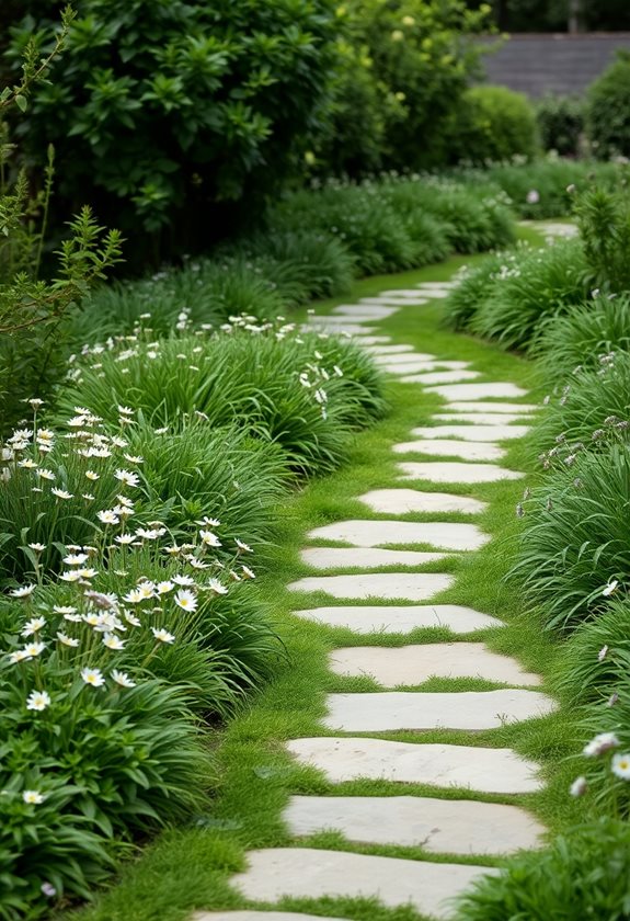 curved pathways enhance tranquility
