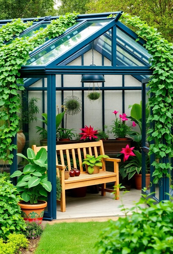 customizable greenhouse plant sanctuary
