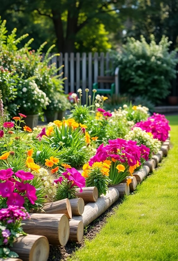 decorative garden edging options