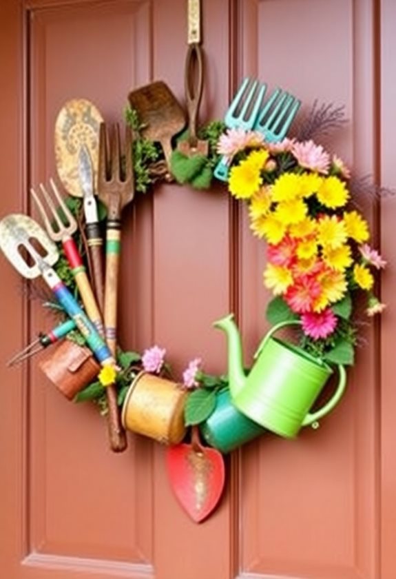 decorative tool wreath creation