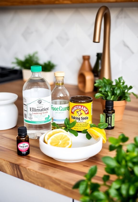 diy cleaners with pantry items