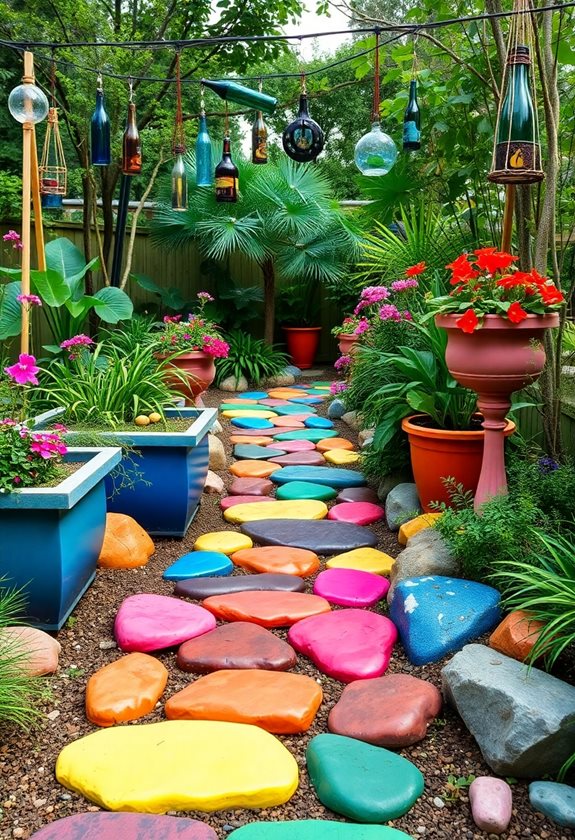 diy garden art ideas