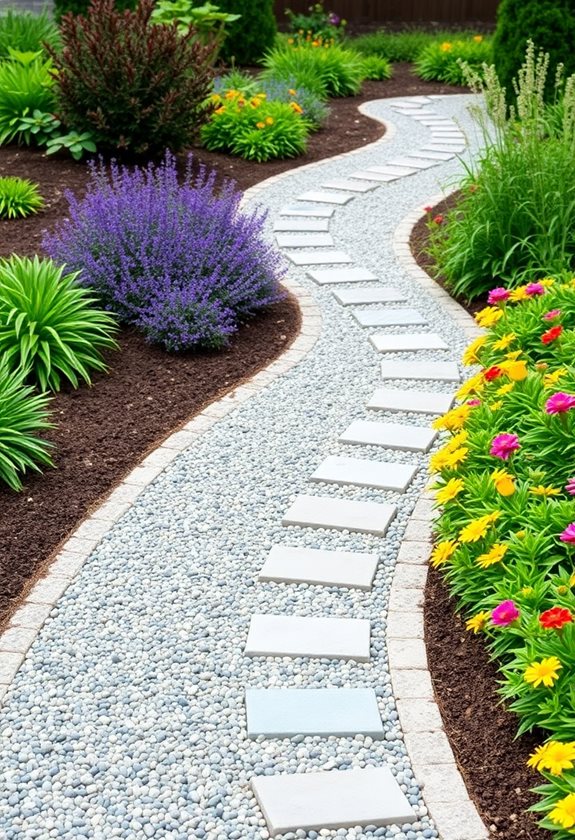durable gravel pathway installation