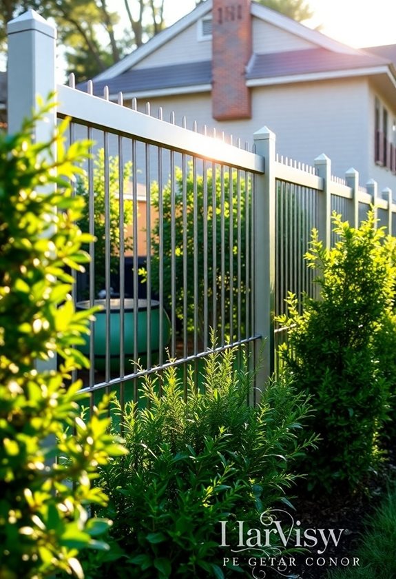 durable low maintenance aluminum fencing