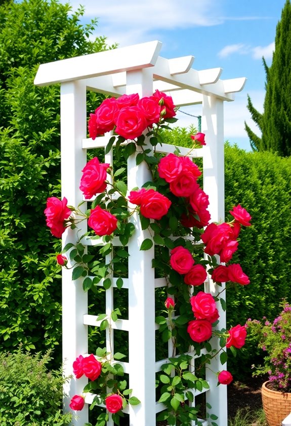 durable low maintenance garden trellises