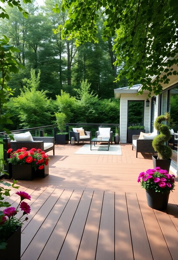 durable low maintenance outdoor decking
