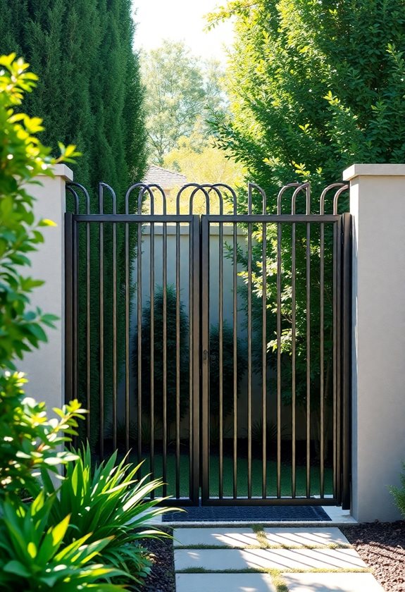durable stylish metal fencing