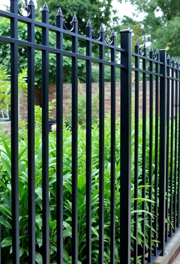 durable stylish metal fencing
