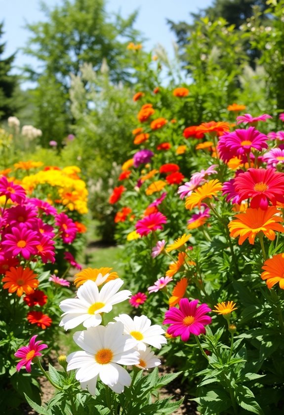 easy care vibrant flowering plants