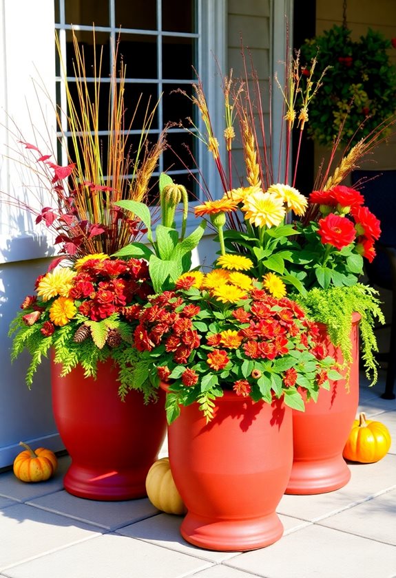 easy outdoor planter decoration