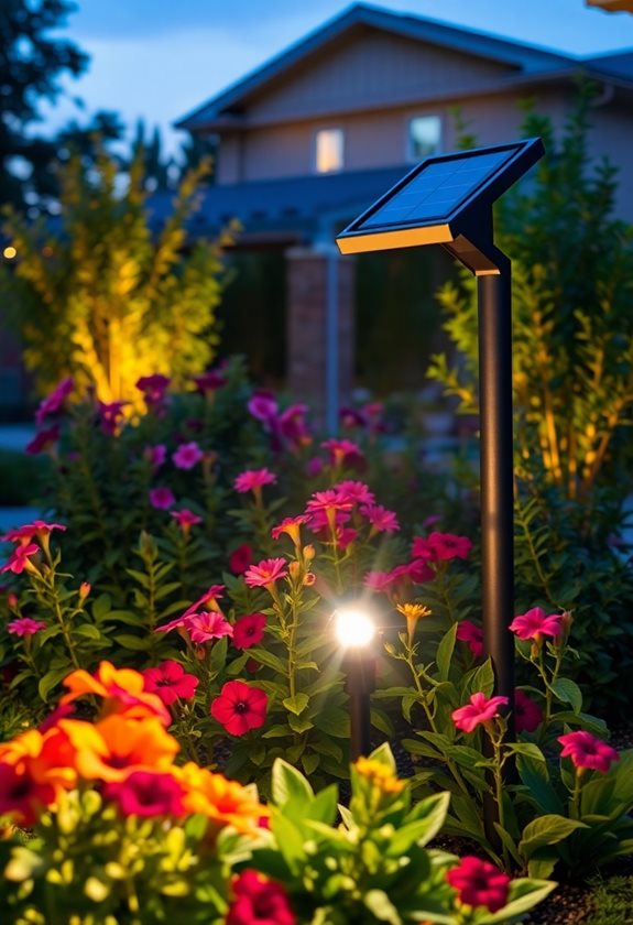 eco friendly adjustable garden lighting