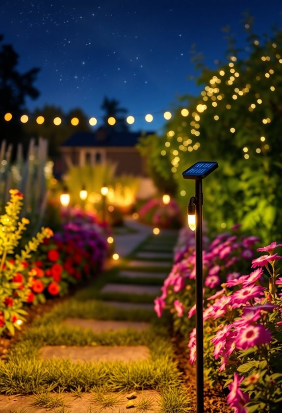 eco friendly garden illumination