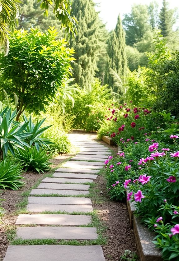 eco friendly garden pathway blocks