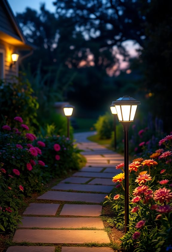 eco friendly garden pathway lighting