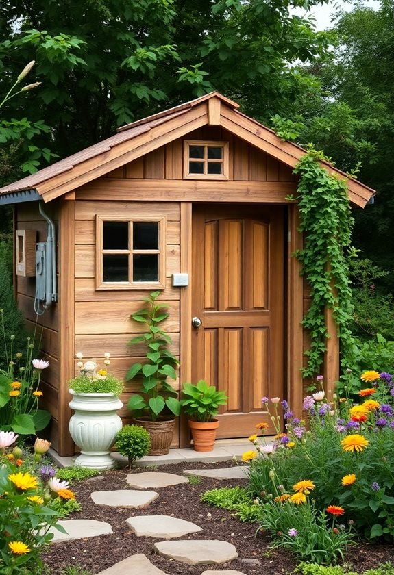 eco friendly garden storage solution