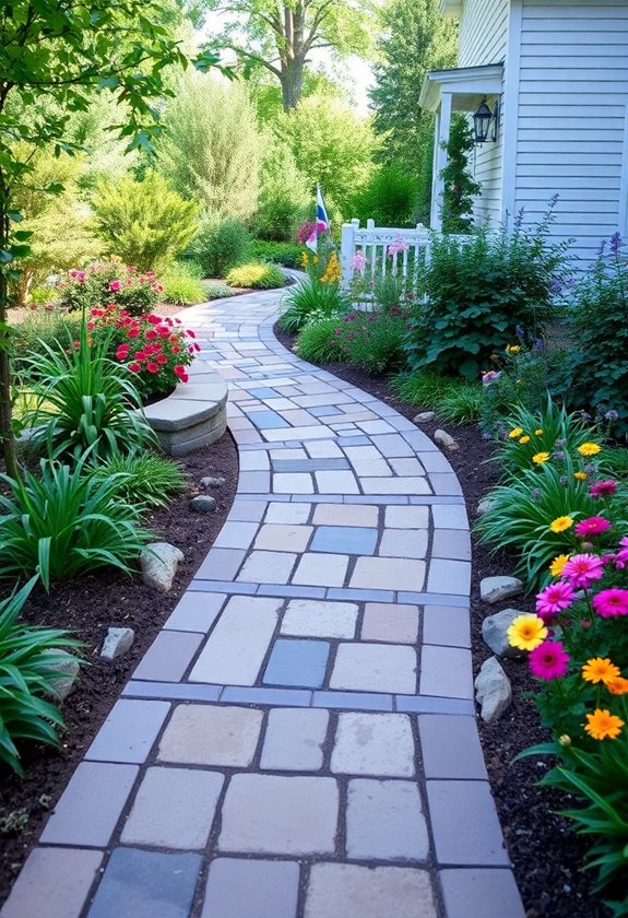 eco friendly garden walkway savings