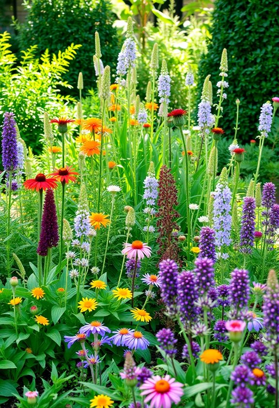 eco friendly native perennials garden
