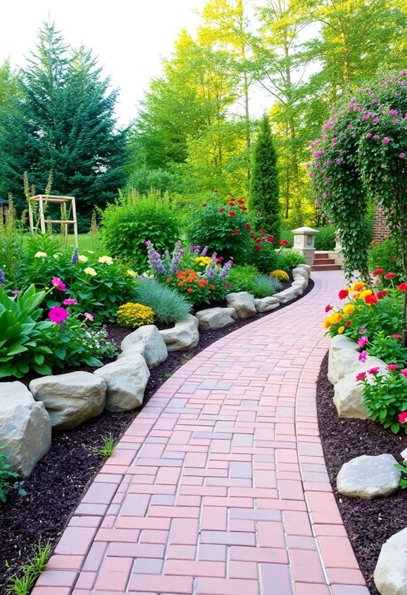 edging enhances pathway stability