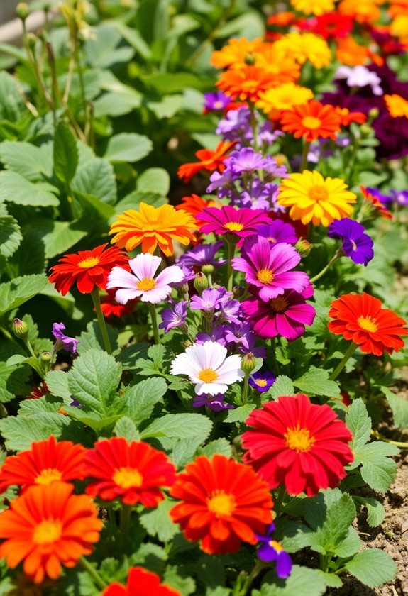 edible flowers enhance vegetable gardens