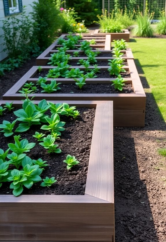 efficient planting with drainage
