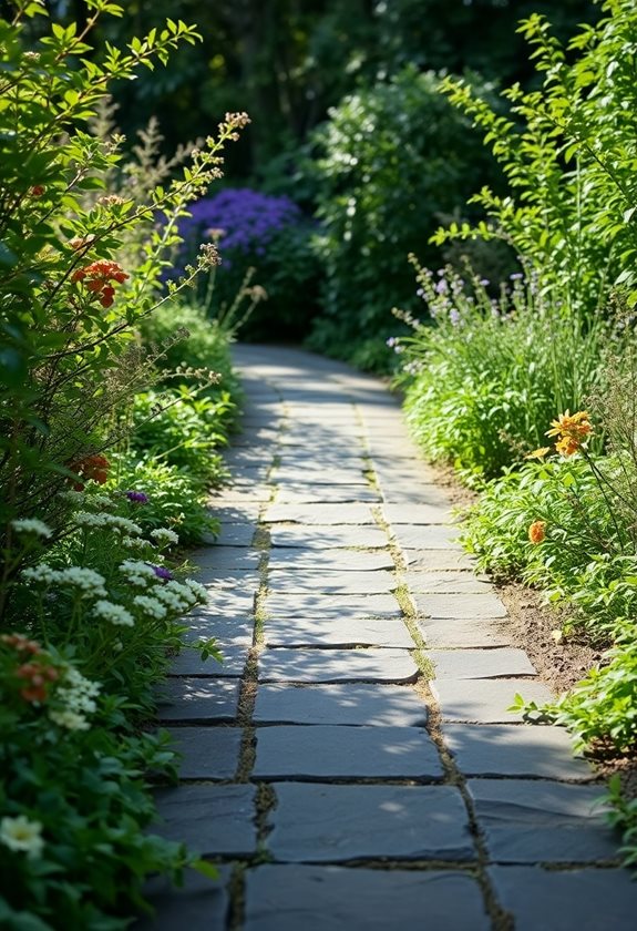 elegant durable slate pathways