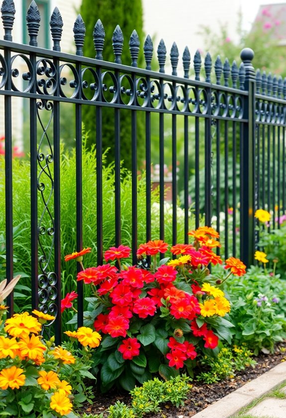 elegant durable wrought iron