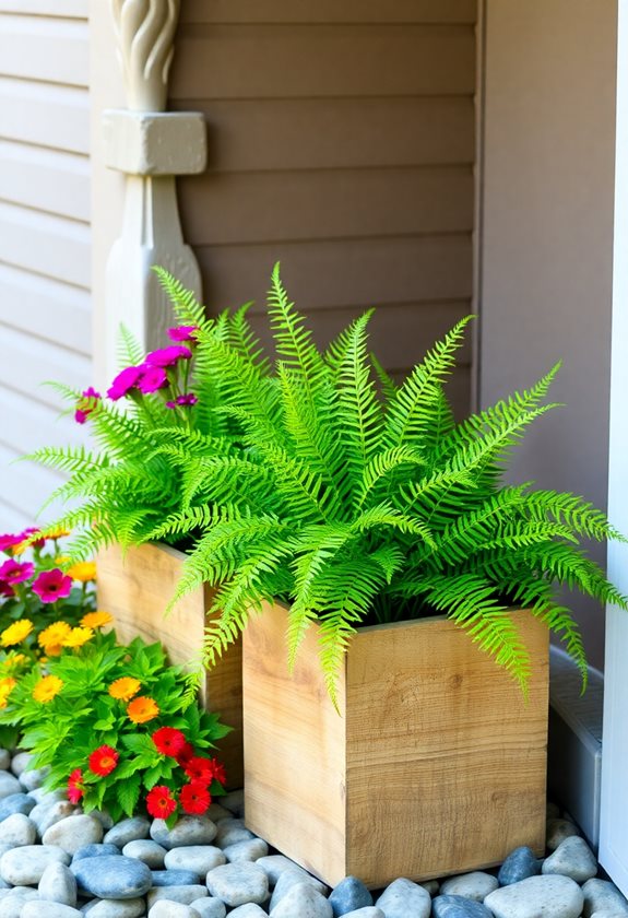 elegant ferns for containers