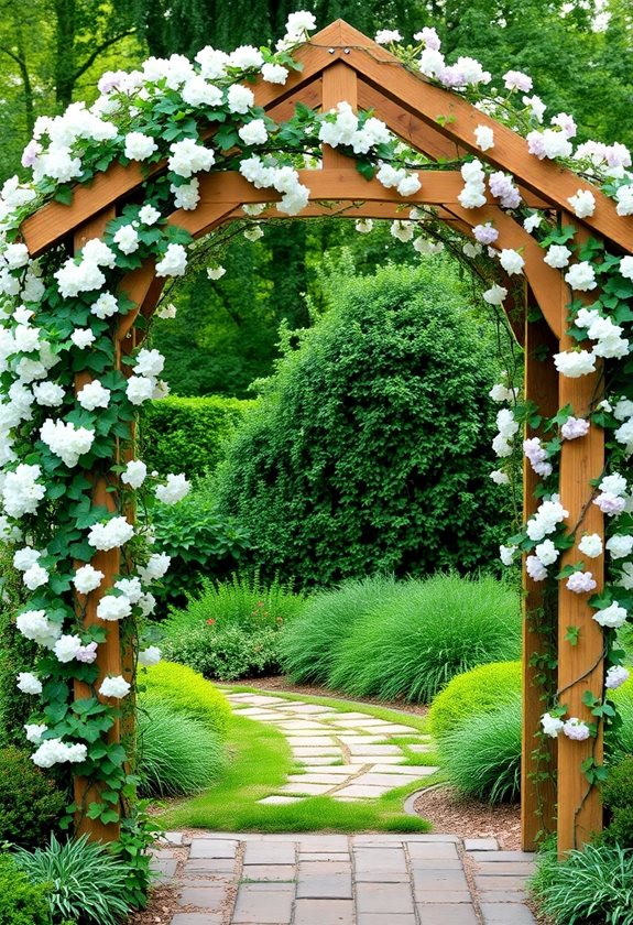 elegant garden entryways await