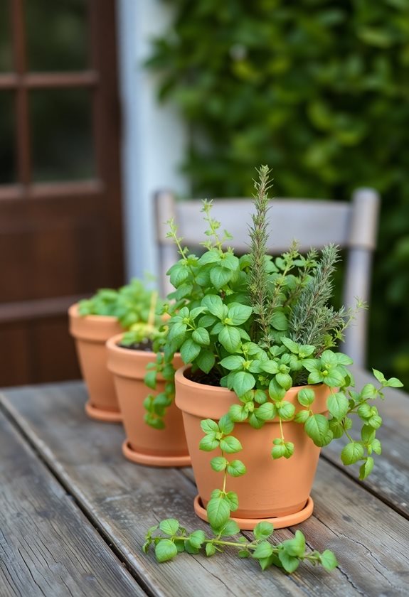 elegant herb garden creation