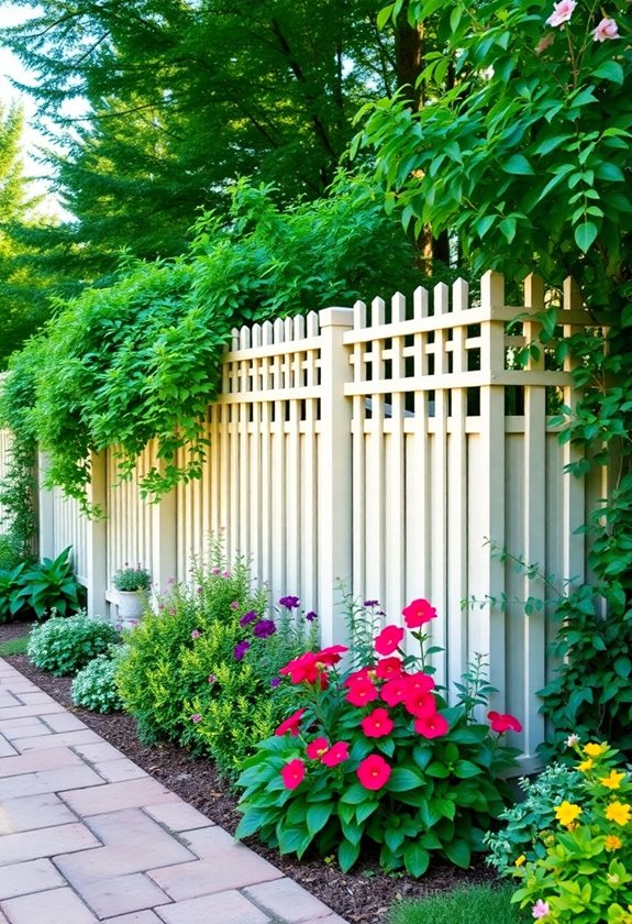 elegant privacy garden solution