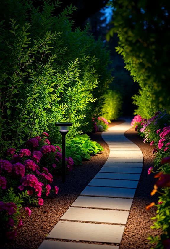 elegant solar pathway lighting