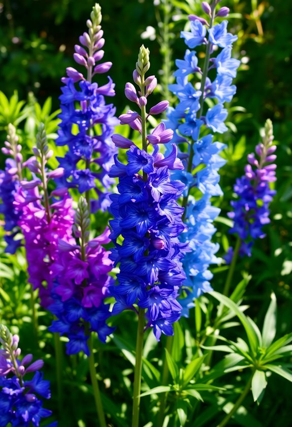 elegant tall flower spikes