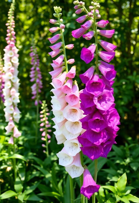 elegant tall toxic flowers