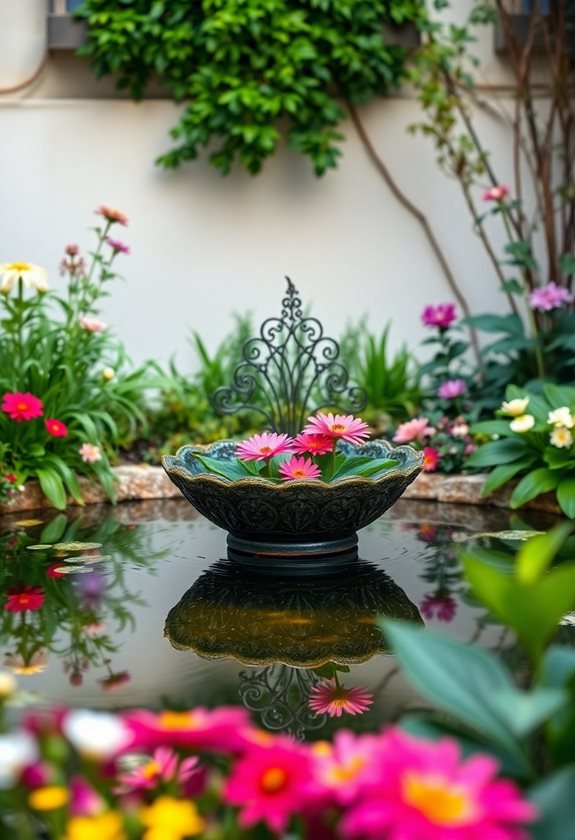 elegant water bowls enhance