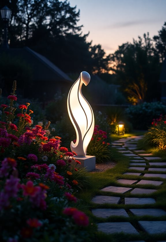 elevate garden focal points