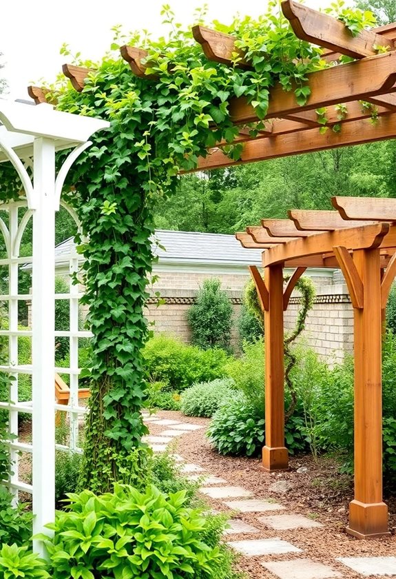 elevate garden with structures
