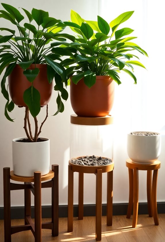 elevate pots for health