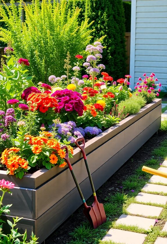 elevated flower beds accessibility