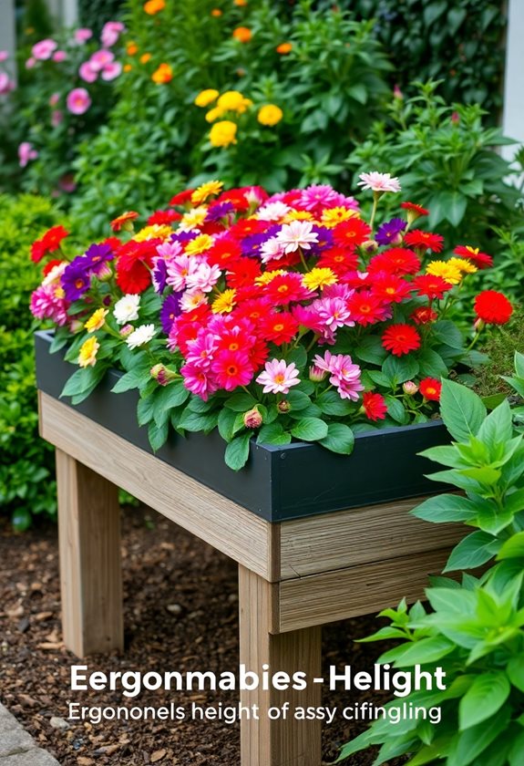 elevated flower beds benefits